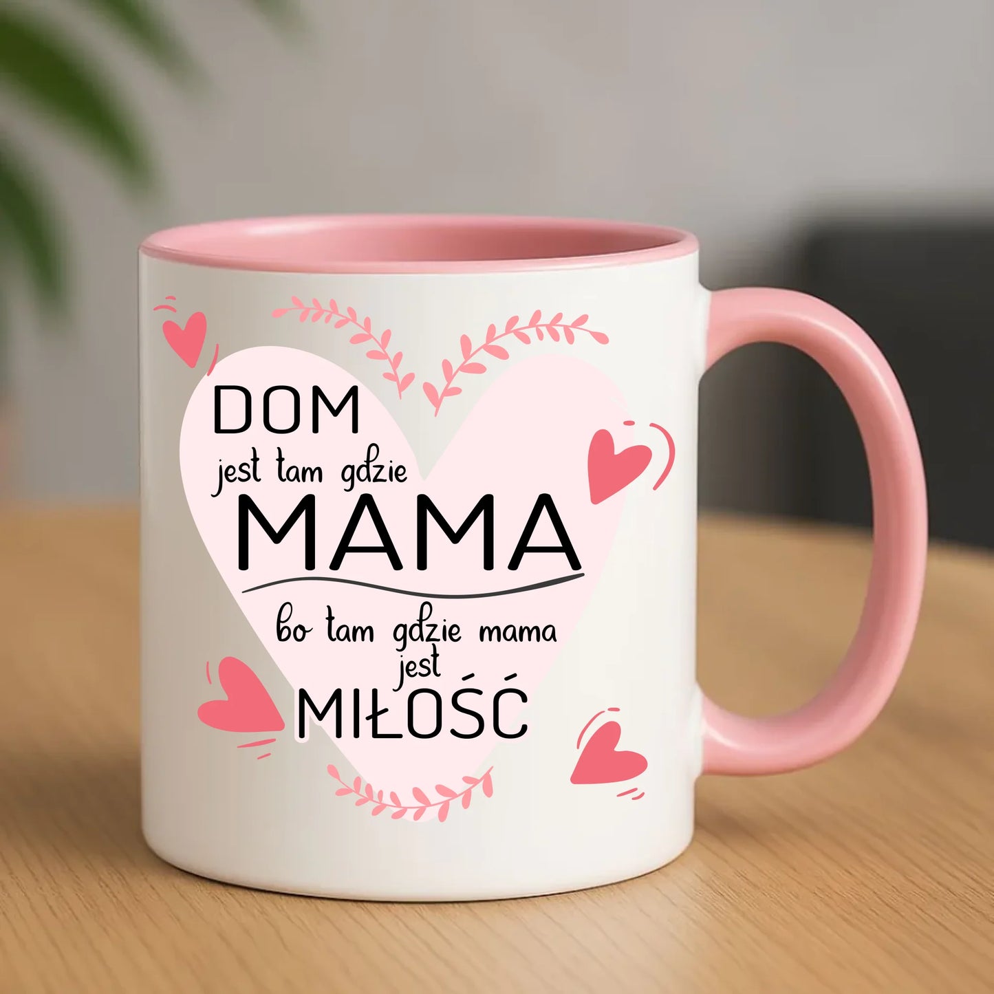 Kubek dla mamy upominek na Dzień Matki - różowy
