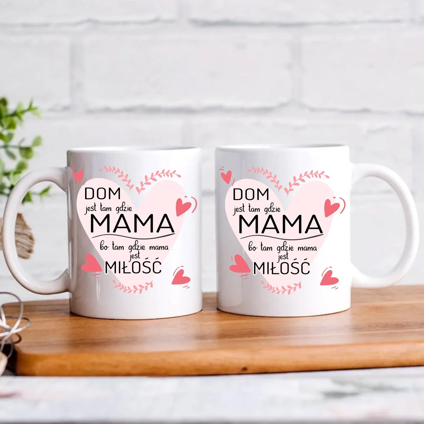 Dom jest tam gdzie mama | Kubek prezent dla mamy DM31 - StoryCups.pl