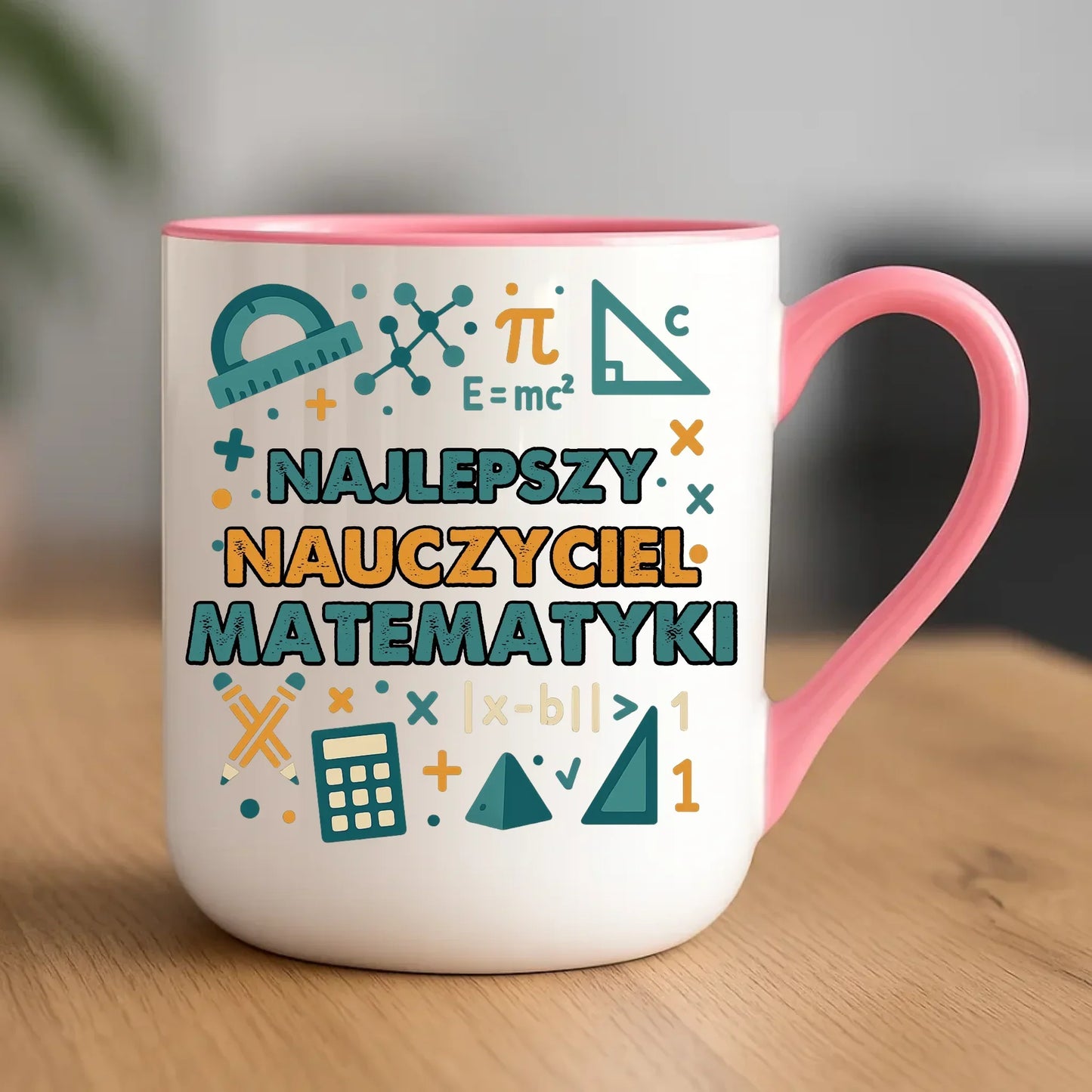 Najlepszy nauczyciel matematyki | Kubek elegant prezent dla nauczyciela N74 - StoryCups.pl
