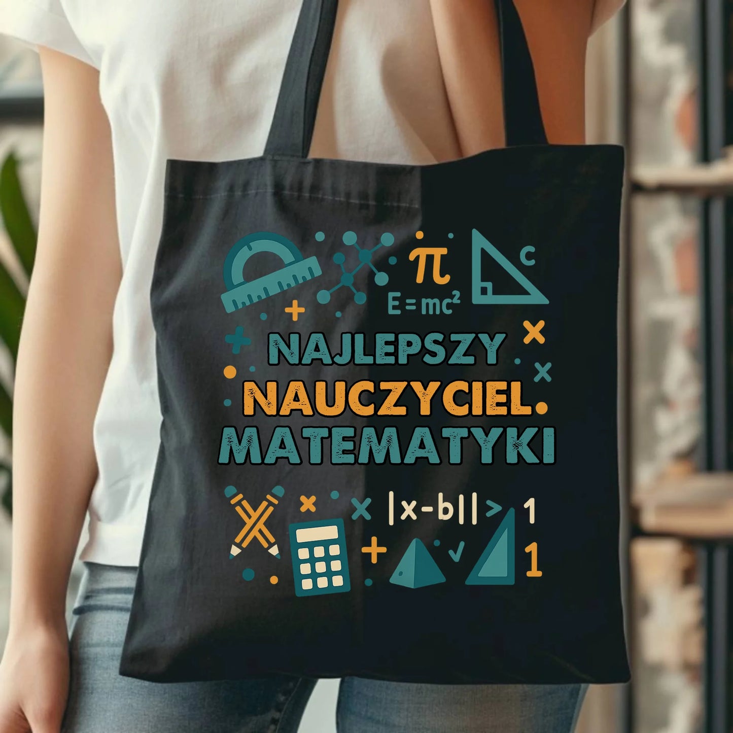 Bawełniana torba prezent dla nauczyciela NAUCZYCIEL WYCHOWAWCA PRZEDSZKOLANKA