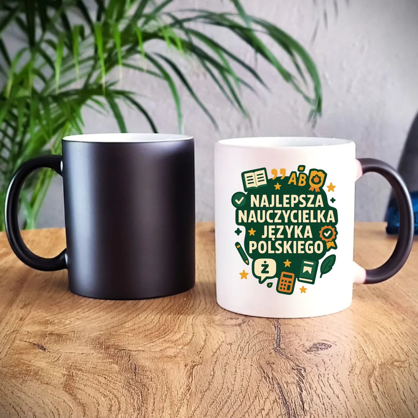 Prezent dla nauczyciela kubek magiczny NAUCZYCIEL ZAKOŃCZENIE ROKU SZKOLNEGO