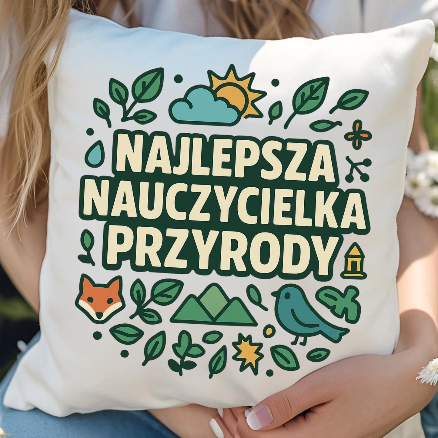 Poduszka prezent na Zakończenie Roku Szkolnego dla nauczyciela