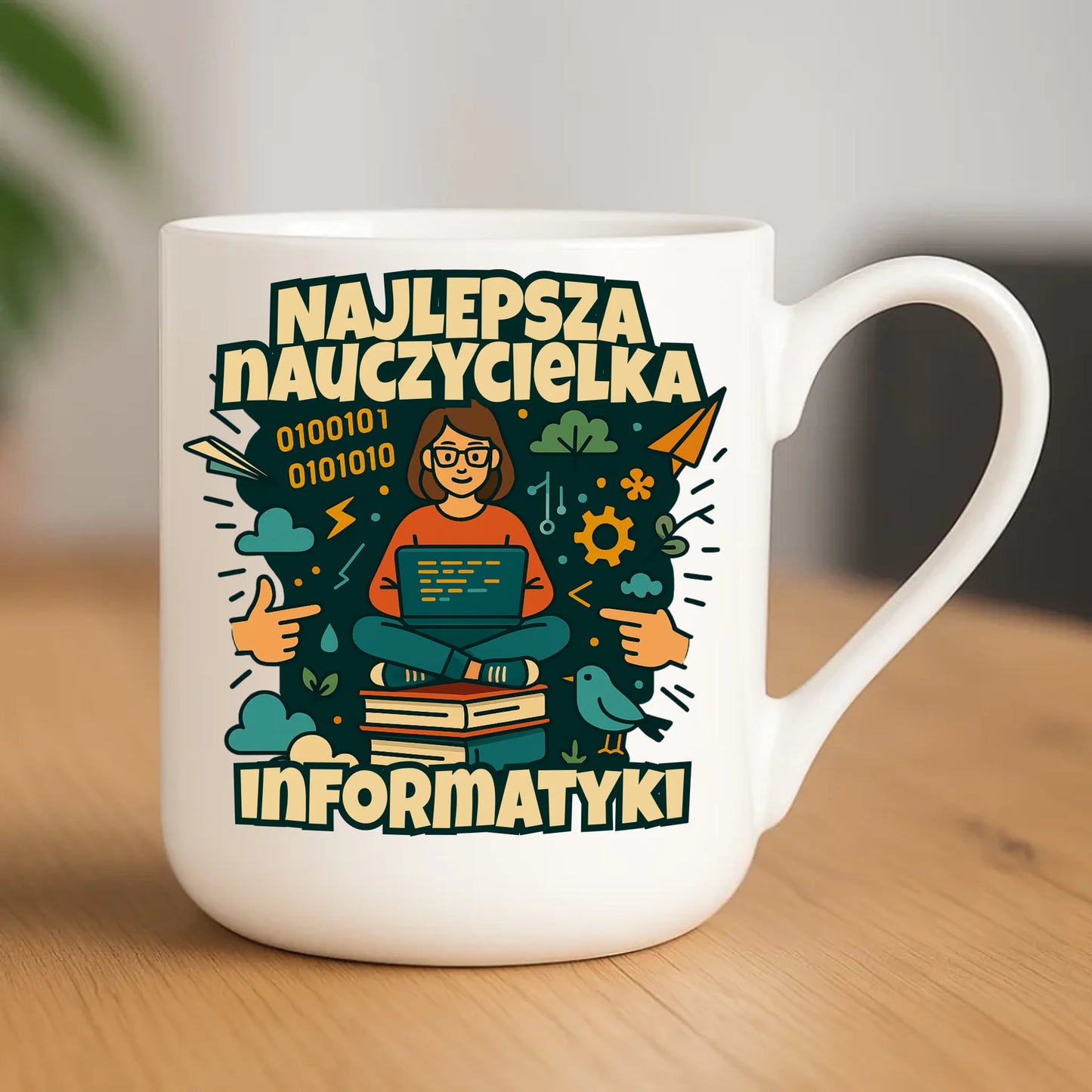 Kubek elegant prezent na zakończenie roku szkolnego dla nauczyciela