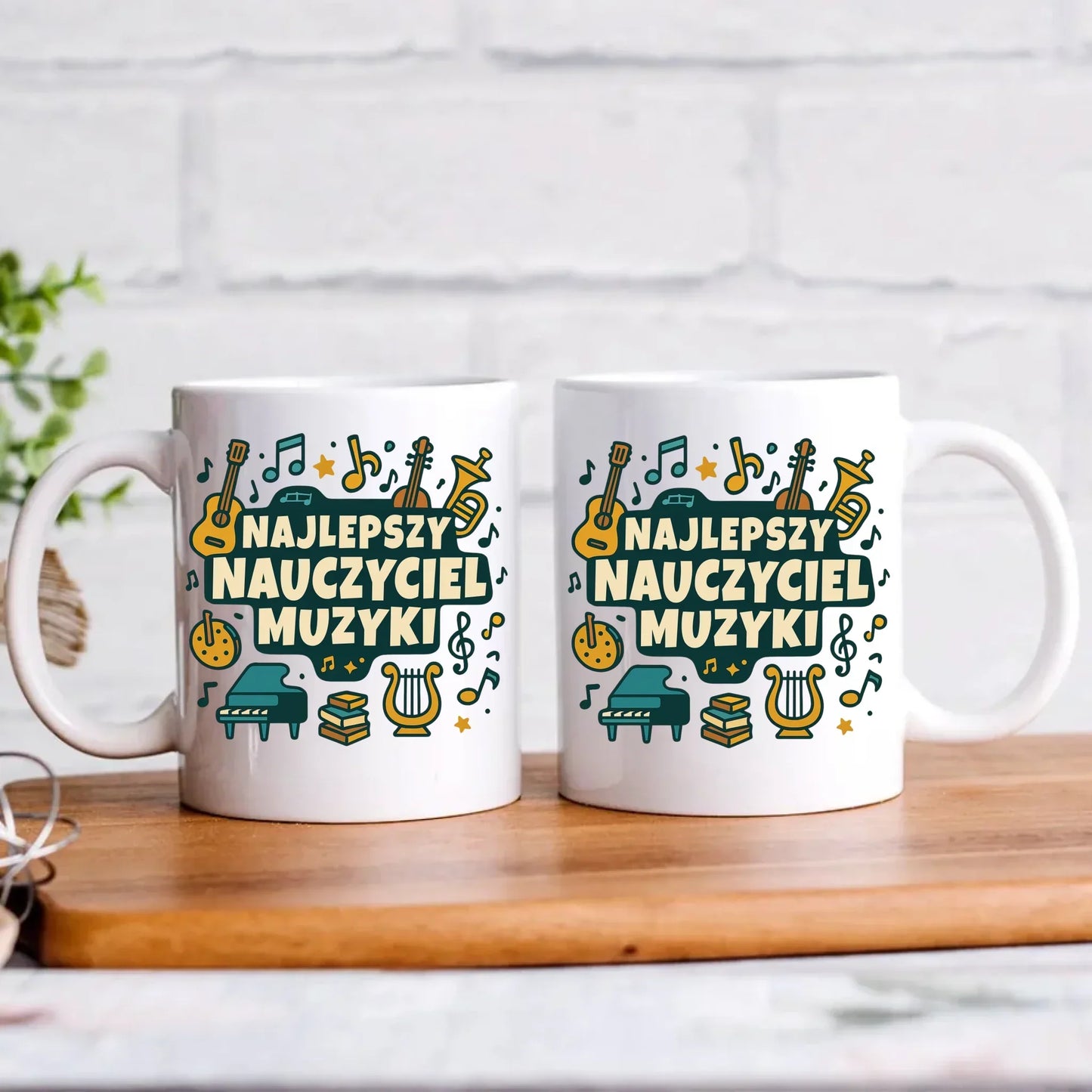 Najlepszy nauczyciel muzyki | Kubek prezent dla nauczyciela N52 - StoryCups.pl