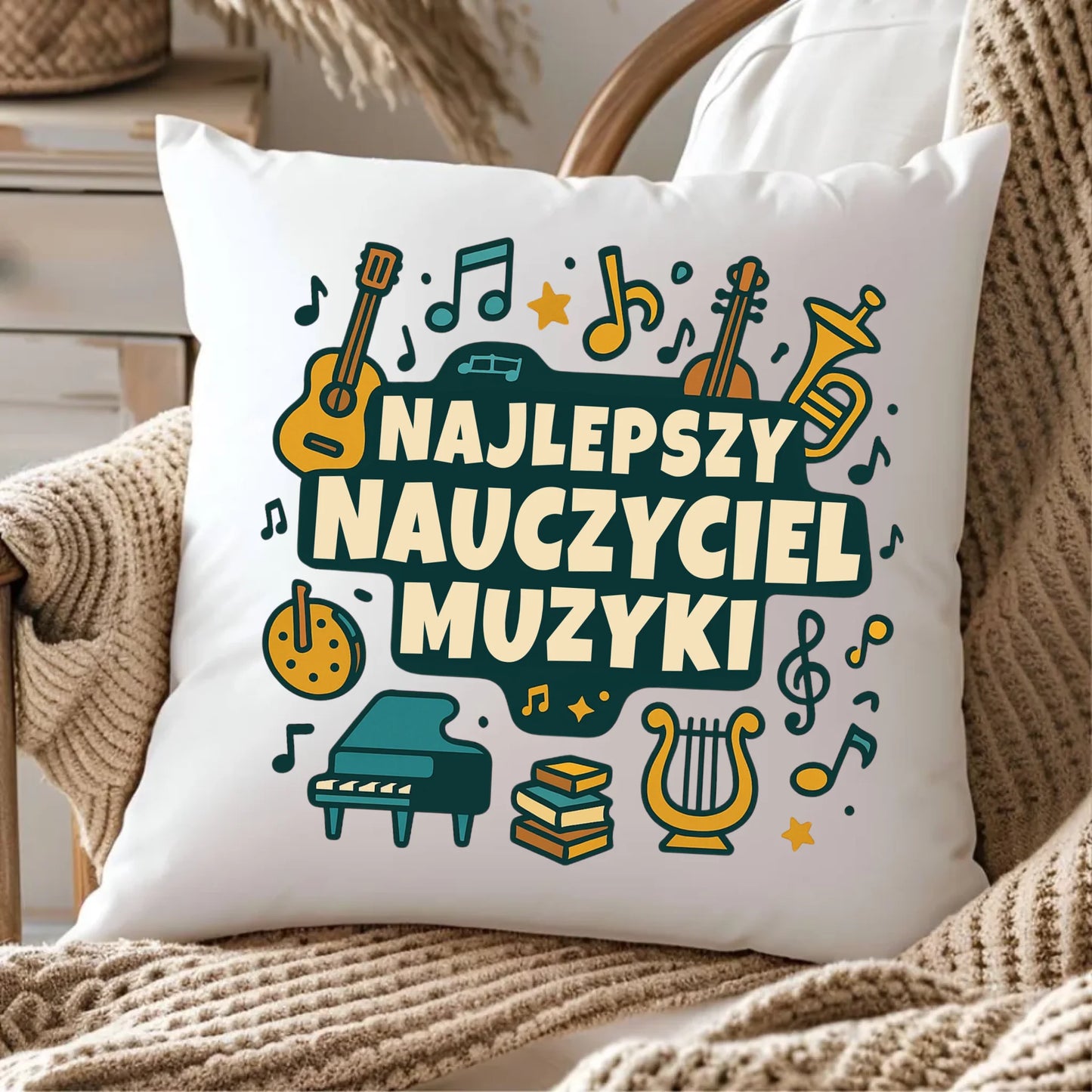 Poduszka prezent na Zakończenie Roku Szkolnego dla nauczyciela