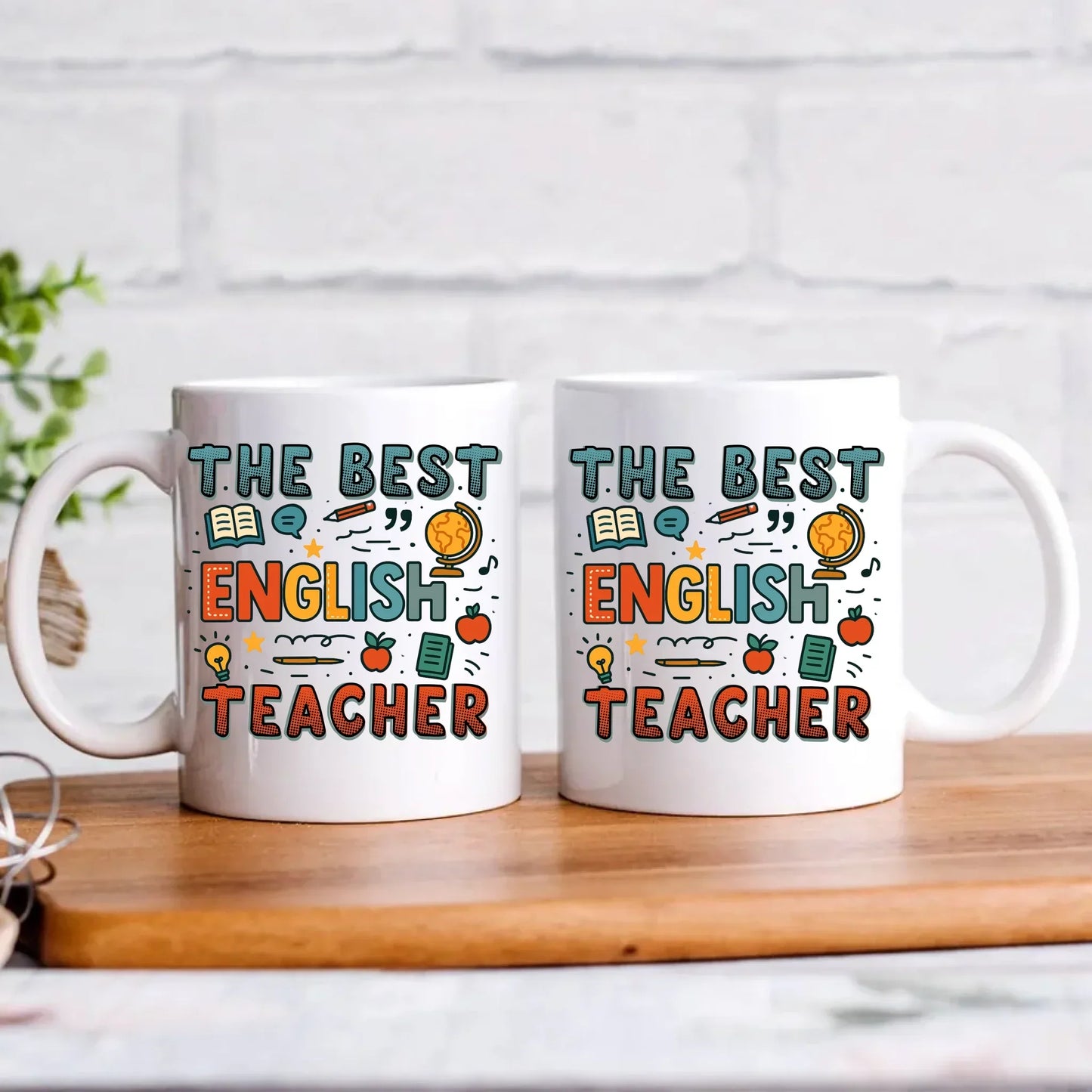 The best english teacher | Kubek dla nauczyciela angielskiego N53 - StoryCups.pl