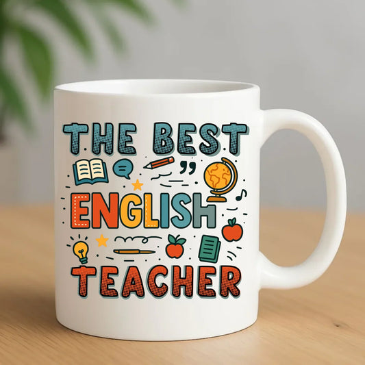 The best english teacher | Kubek dla nauczyciela angielskiego N53 - StoryCups.pl