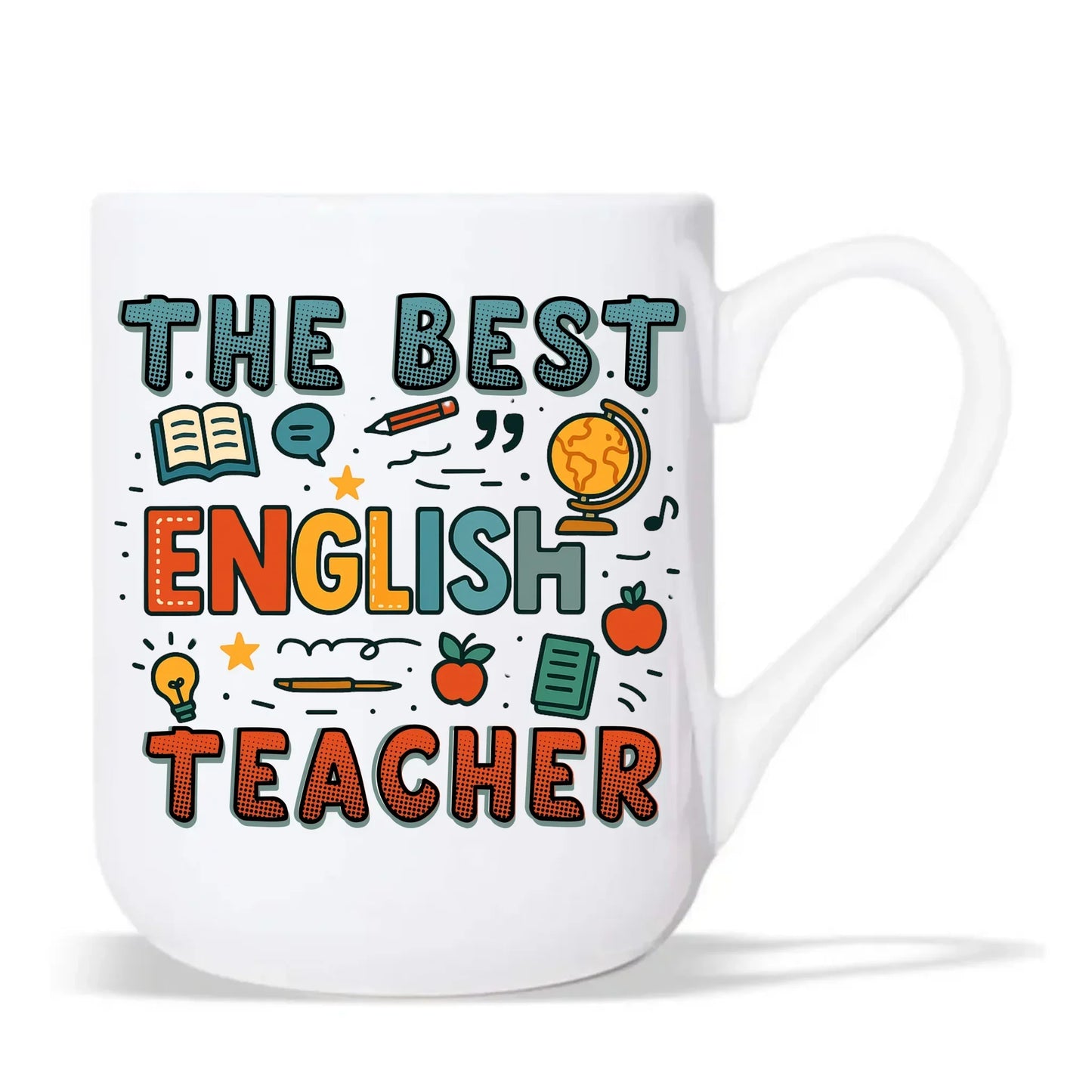 The best english teacher | Kubek elegant dla nauczyciela angielskiego N53 - StoryCups.pl