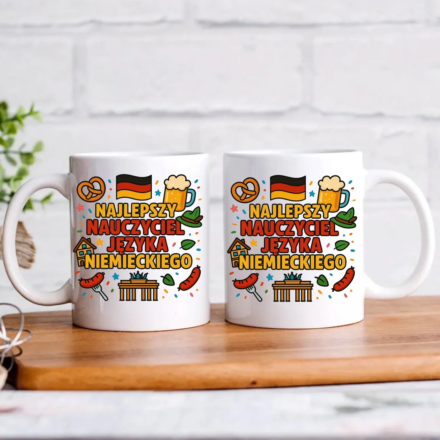 Najlepszy nauczyciel języka niemieckiego | Kubek na prezent N54 - StoryCups.pl