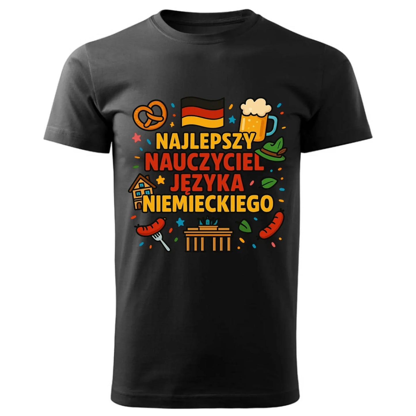 Najlepszy nauczyciel języka niemieckiego | Koszulka męska na prezent N54 - StoryCups.pl