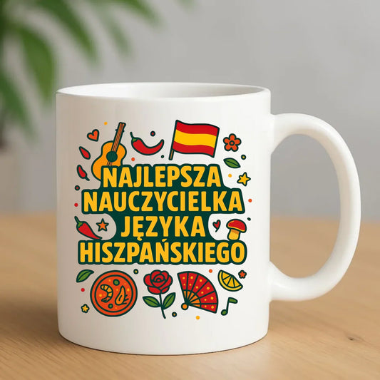 Nauczycielka języka hiszpańskiego | Kubek na prezent N55 - StoryCups.pl