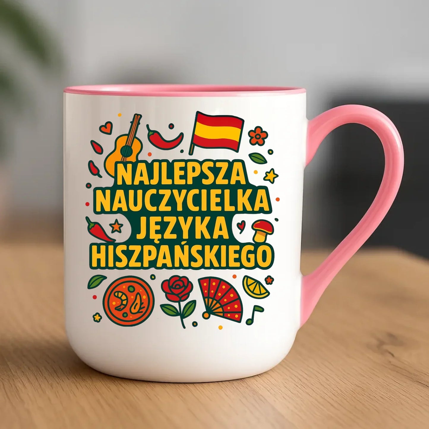 Nauczycielka języka hiszpańskiego | Kubek elegant na prezent N55 - StoryCups.pl