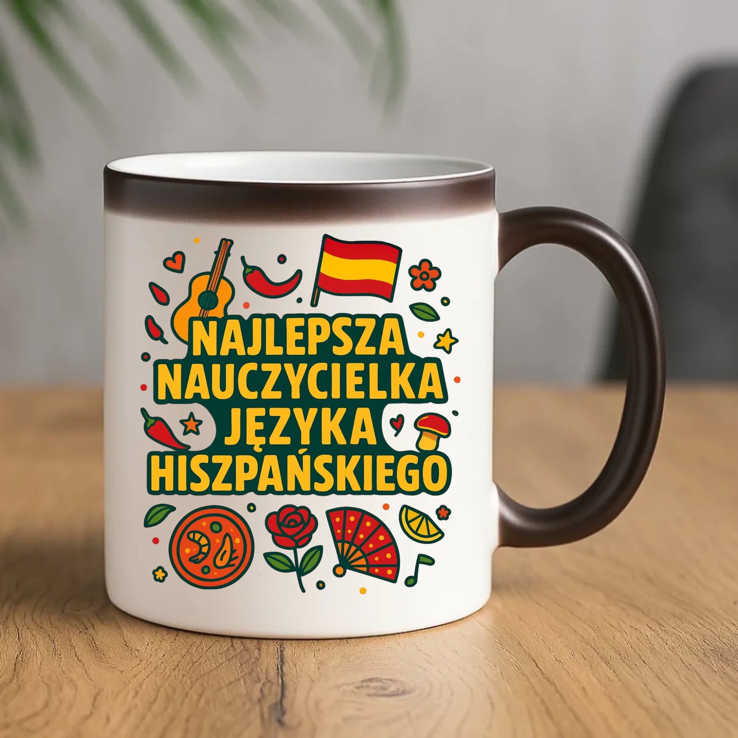Prezent dla nauczyciela kubek magiczny NAUCZYCIEL ZAKOŃCZENIE ROKU SZKOLNEGO