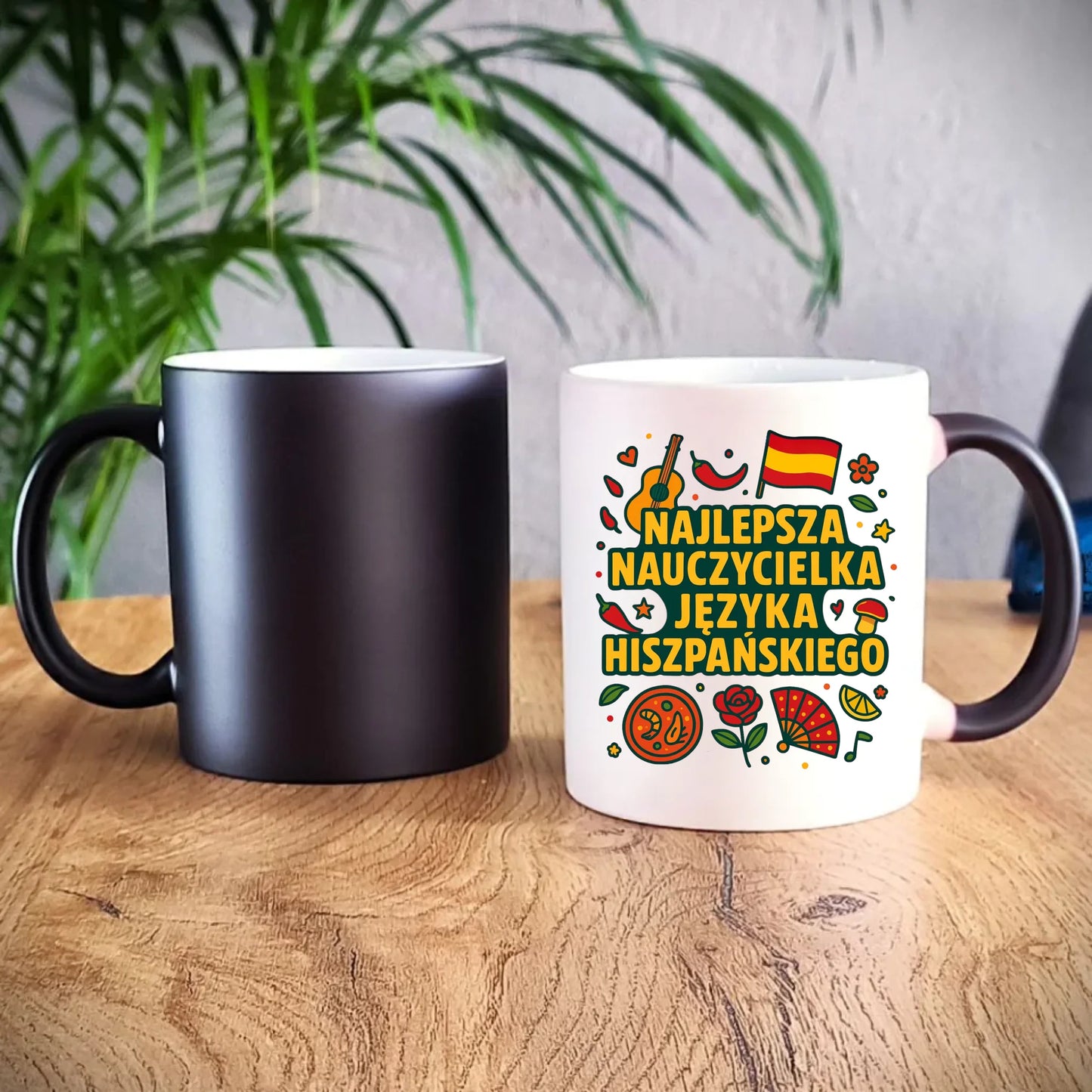 Prezent dla nauczyciela kubek magiczny NAUCZYCIEL ZAKOŃCZENIE ROKU SZKOLNEGO