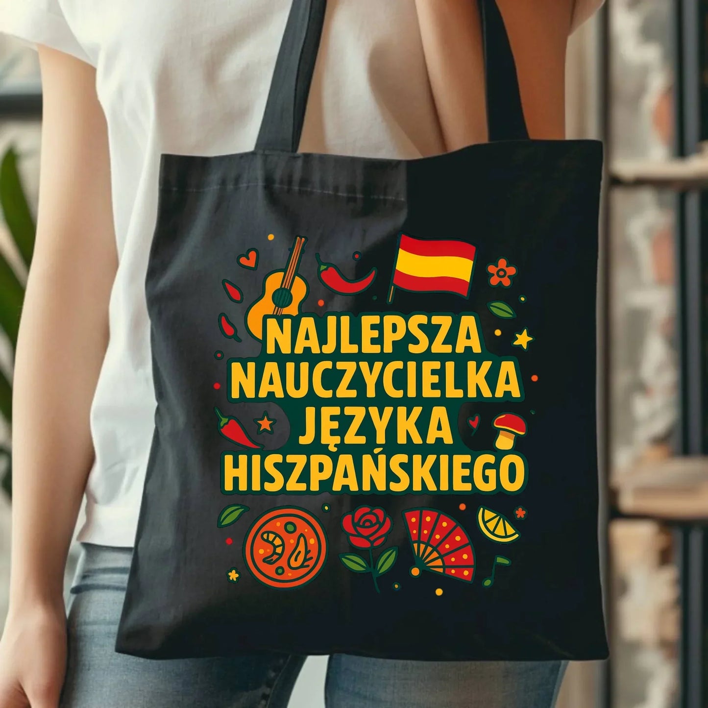 Nauczycielka języka hiszpańskiego | Torba na prezent N55 - StoryCups.pl