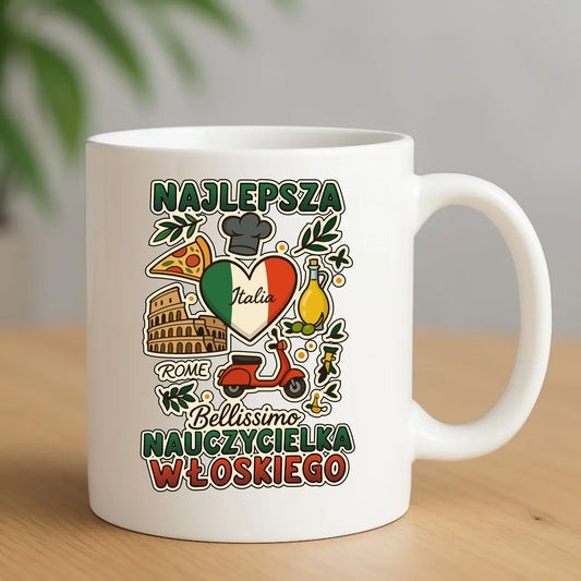 Nauczycielka języka włoskiego | Kubek na prezent N56 - StoryCups.pl