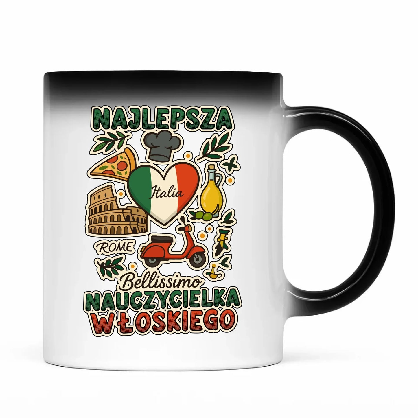 Nauczycielka języka włoskiego | Kubek magiczny na prezent N56 - StoryCups.pl