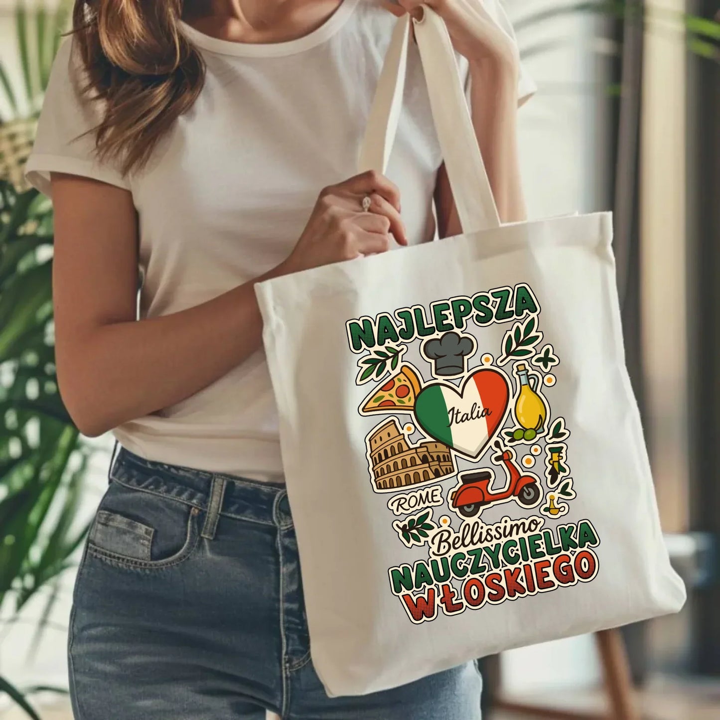 Nauczycielka języka włoskiego | Torba na prezent N56 - StoryCups.pl