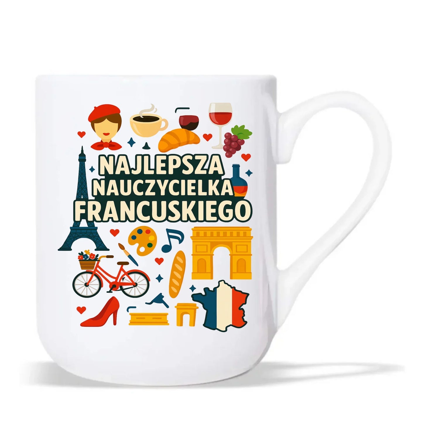 Nauczycielka języka francuskiego | Kubek elegant na prezent N58 - StoryCups.pl