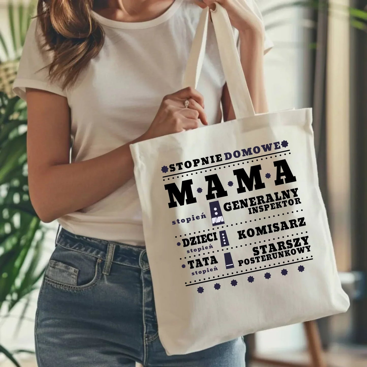 Generał mama policja | Torba prezent dla mamy DM41 - StoryCups.pl
