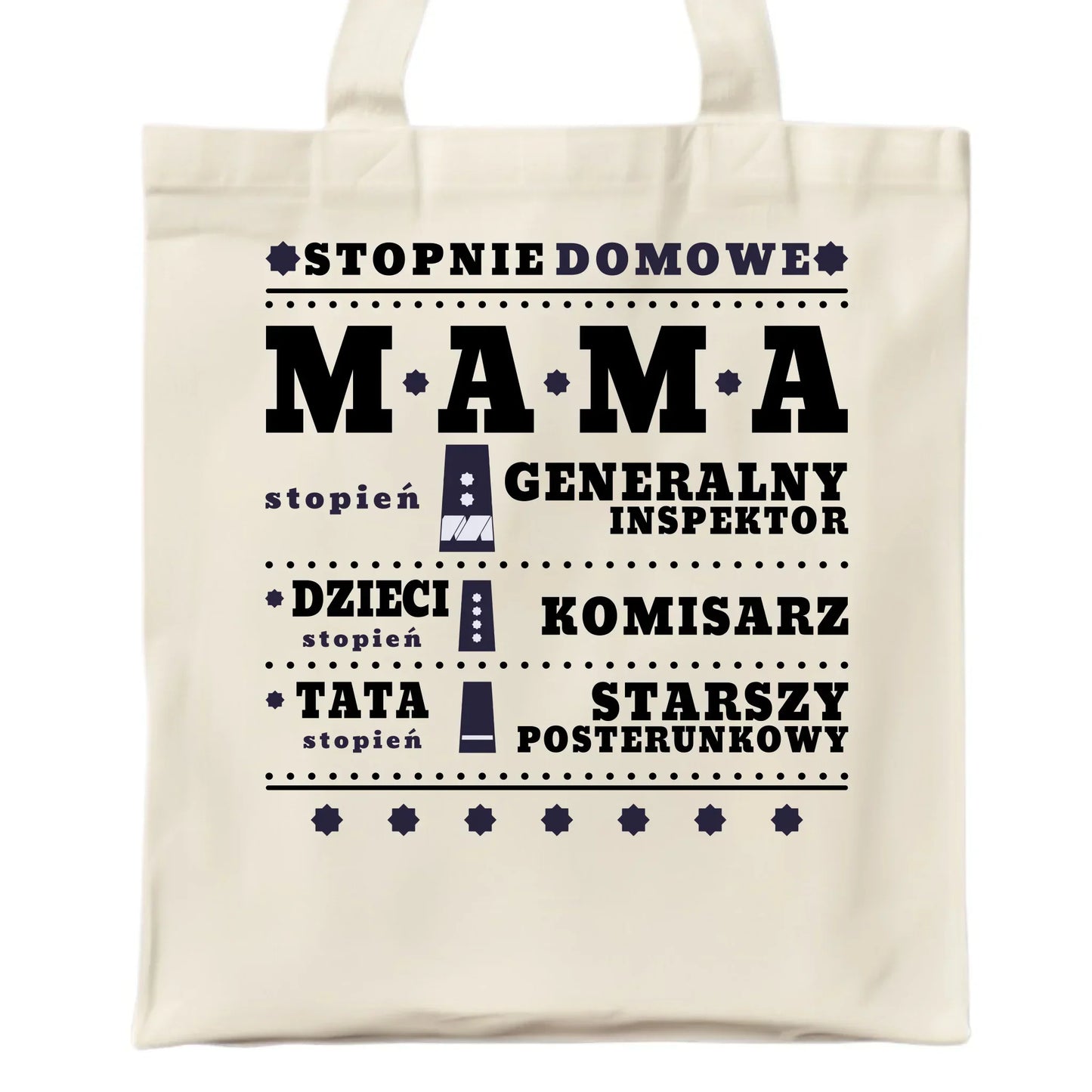 Generał mama policja | Torba prezent dla mamy DM41 - StoryCups.pl