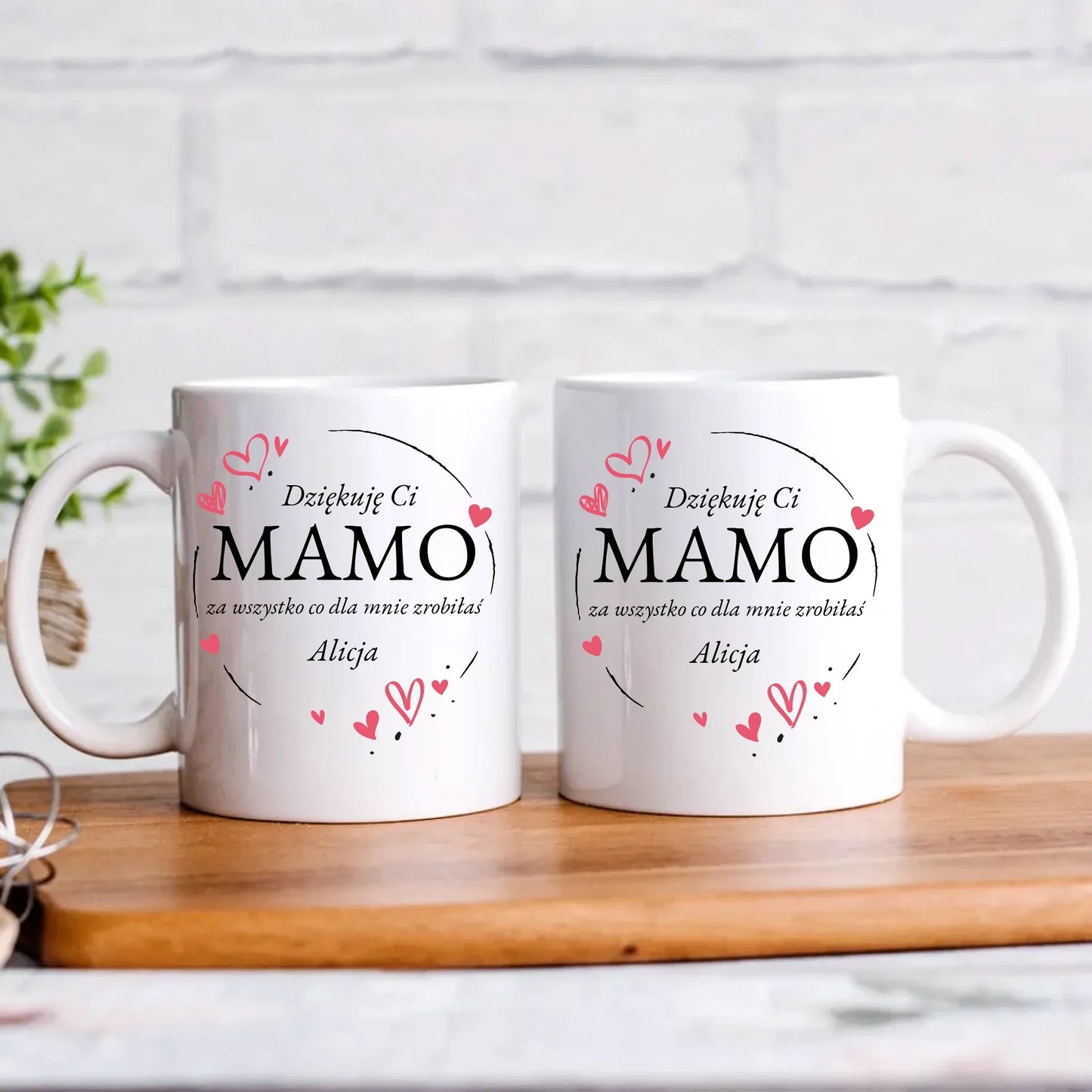 Dziękuję Ci mamo personalizacja | Kubek dla mamy DM32 - StoryCups.pl
