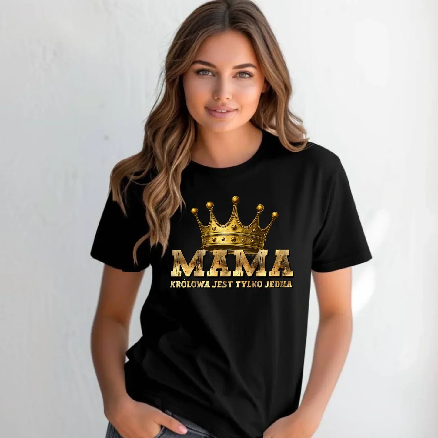 Królowa jest tylko jedna mama | Koszulka damska DM33 - StoryCups.pl