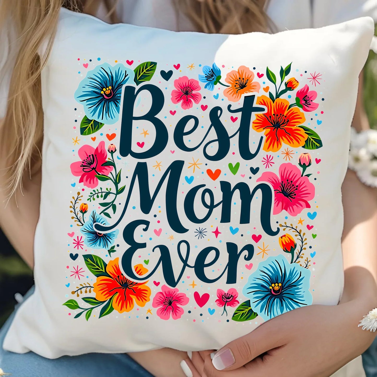 Best mom ever | Poduszka DM34 - StoryCups.pl
