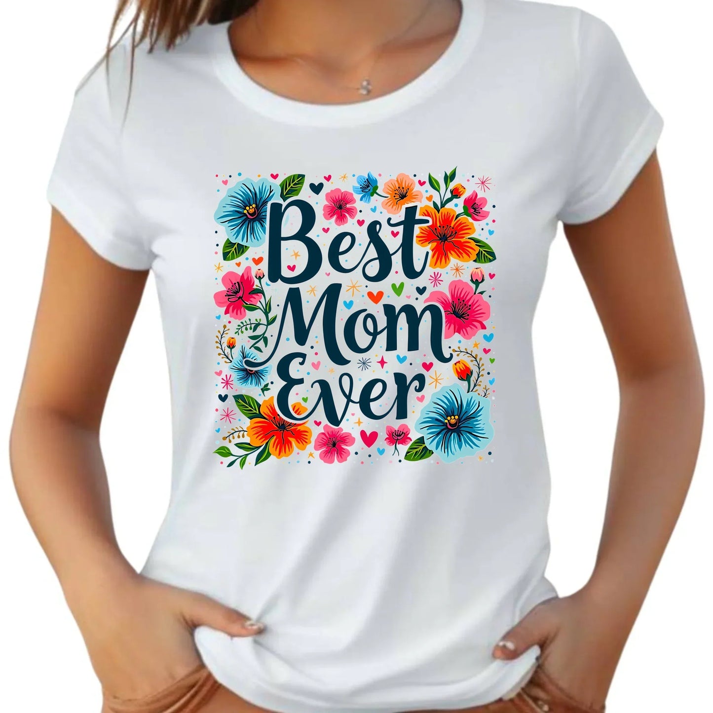 Best mom ever | Koszulka damska DM34 - StoryCups.pl
