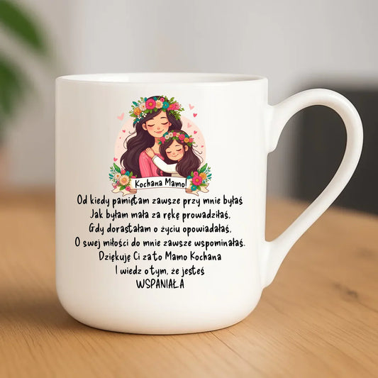 Kochana mamo | Kubek elegant DM35 - StoryCups.pl