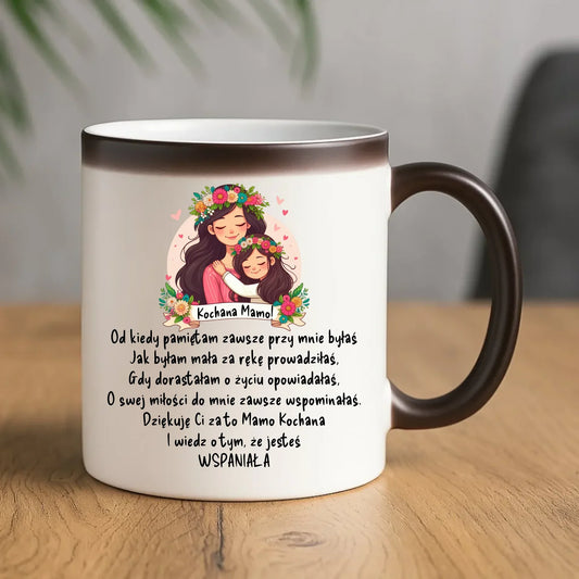 Kochana mamo | Kubek magiczny DM35 - StoryCups.pl