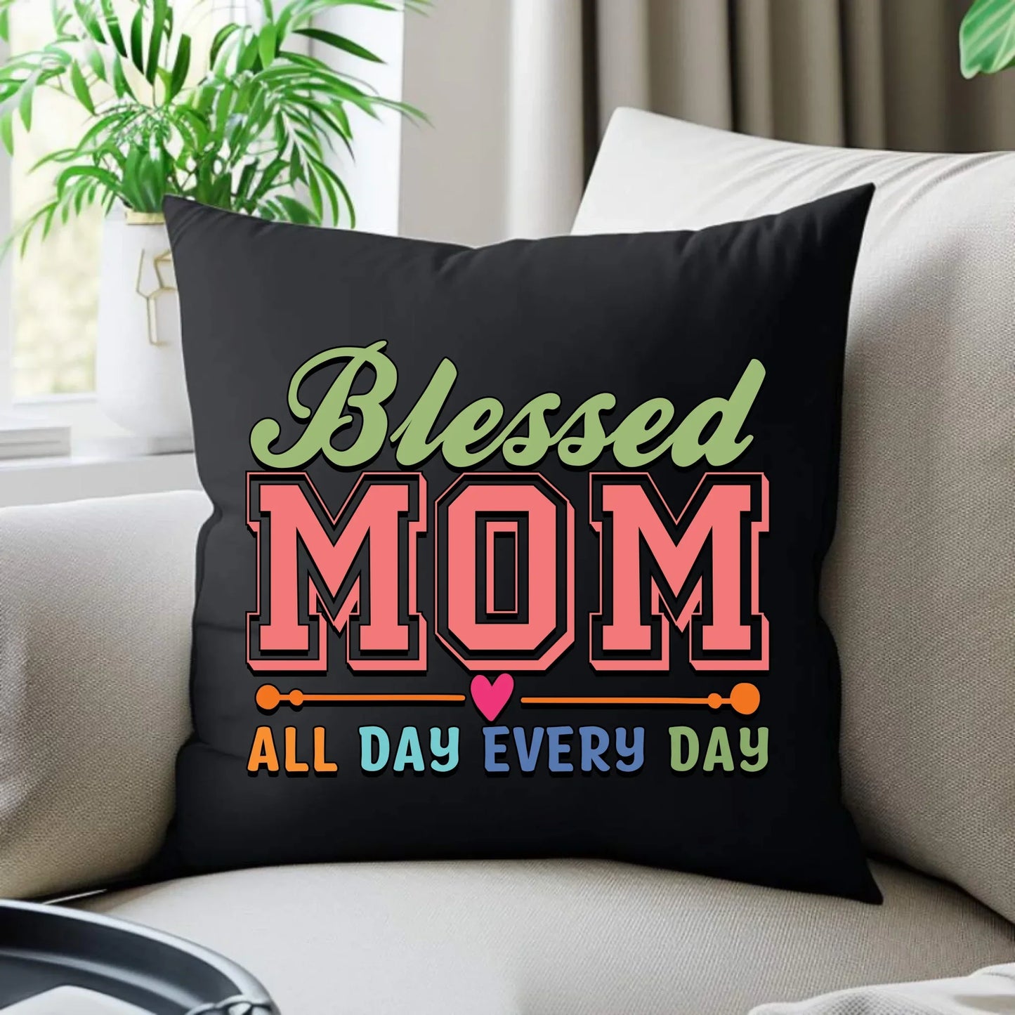 Mom all day every day | Poduszka dekoracyjna DM36 - StoryCups.pl