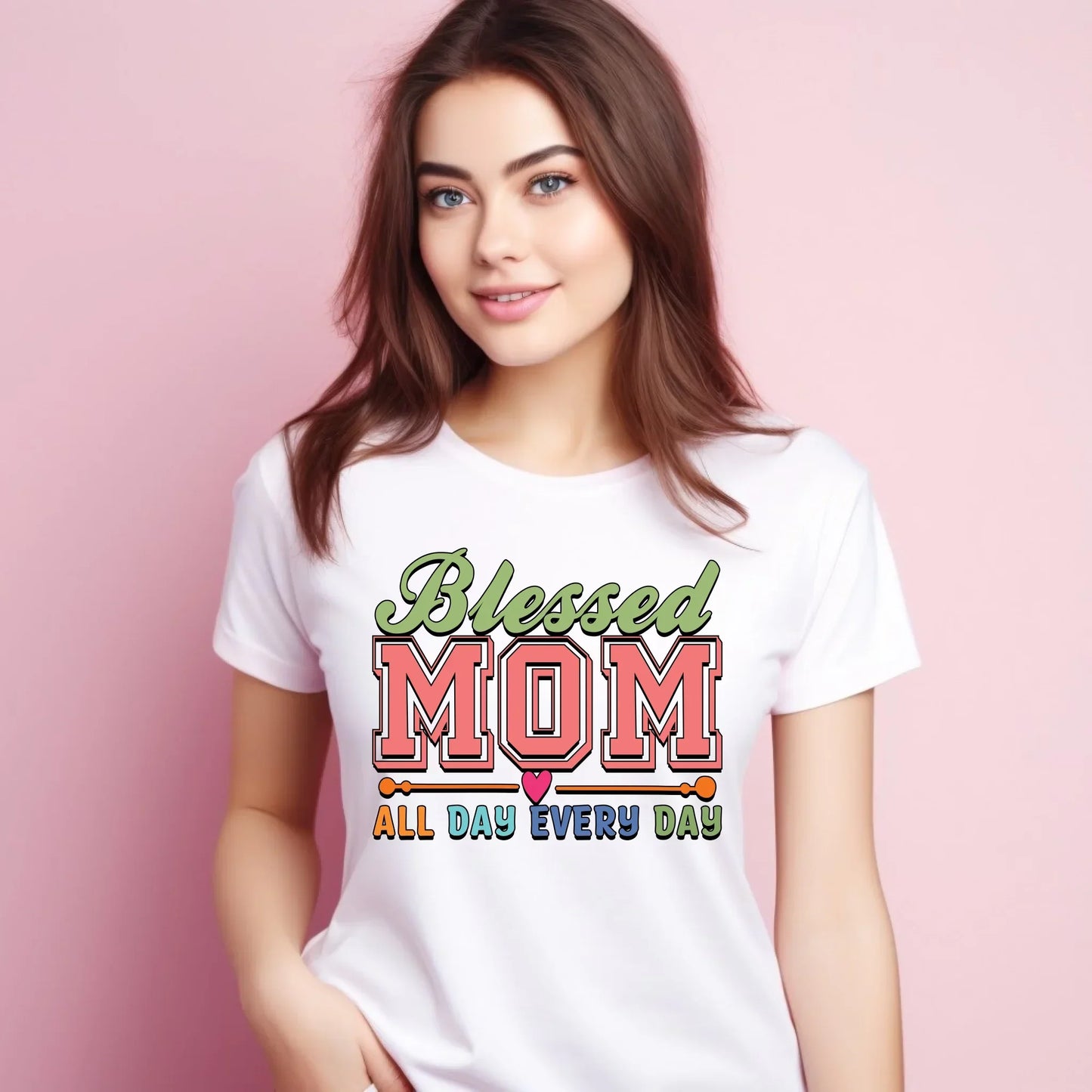 Mom all day every day | Koszulka damska dla mamy DM36 - StoryCups.pl
