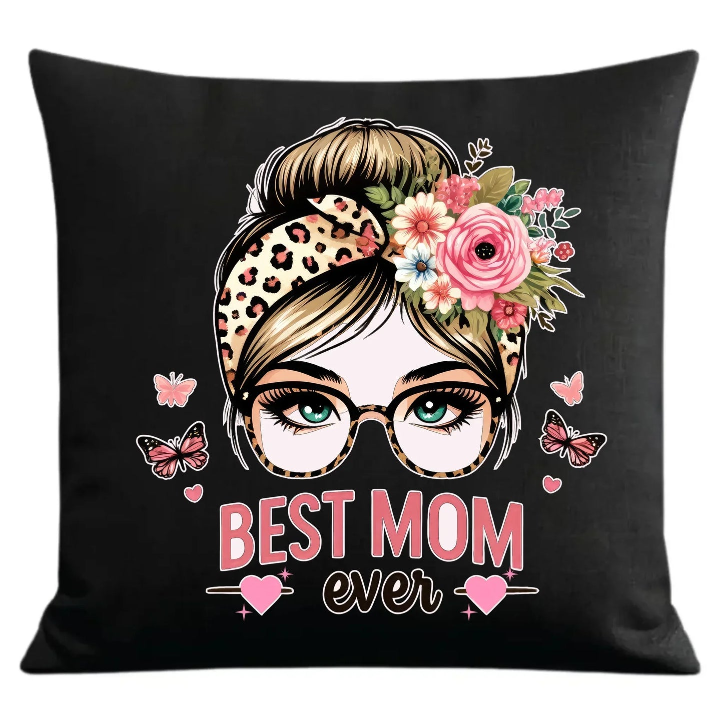 Best mom ever | Poduszka dekoracyjna prezent dla mamy DM37 - StoryCups.pl