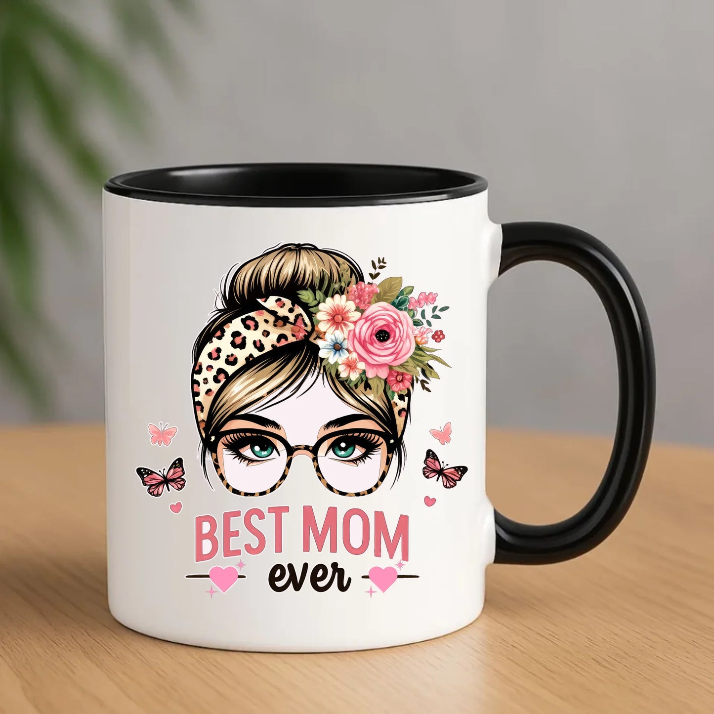 Kubek dla mamy prezent na Dzień Mamy - czarny