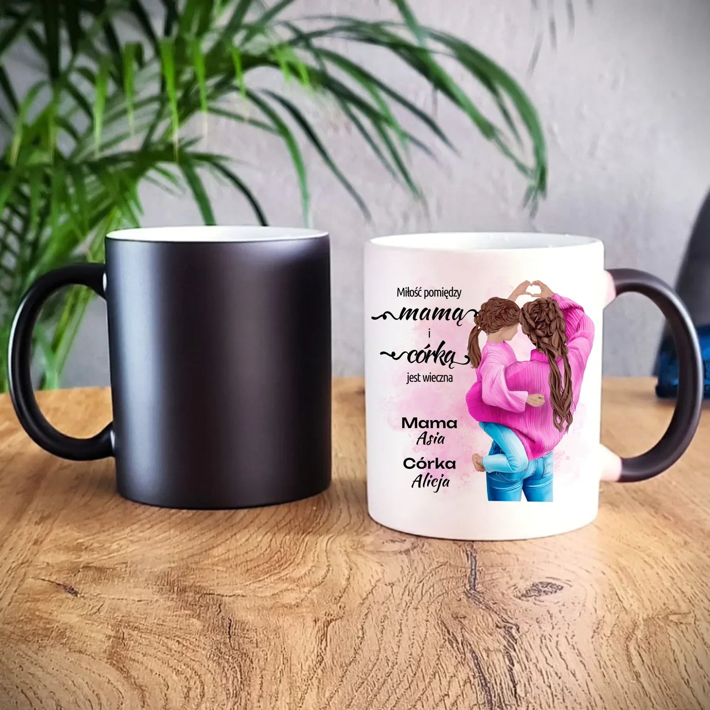 Miłość pomiędzy mamą i córką jest wieczna | Kubek magiczny dla mamy DM38 - StoryCups.pl