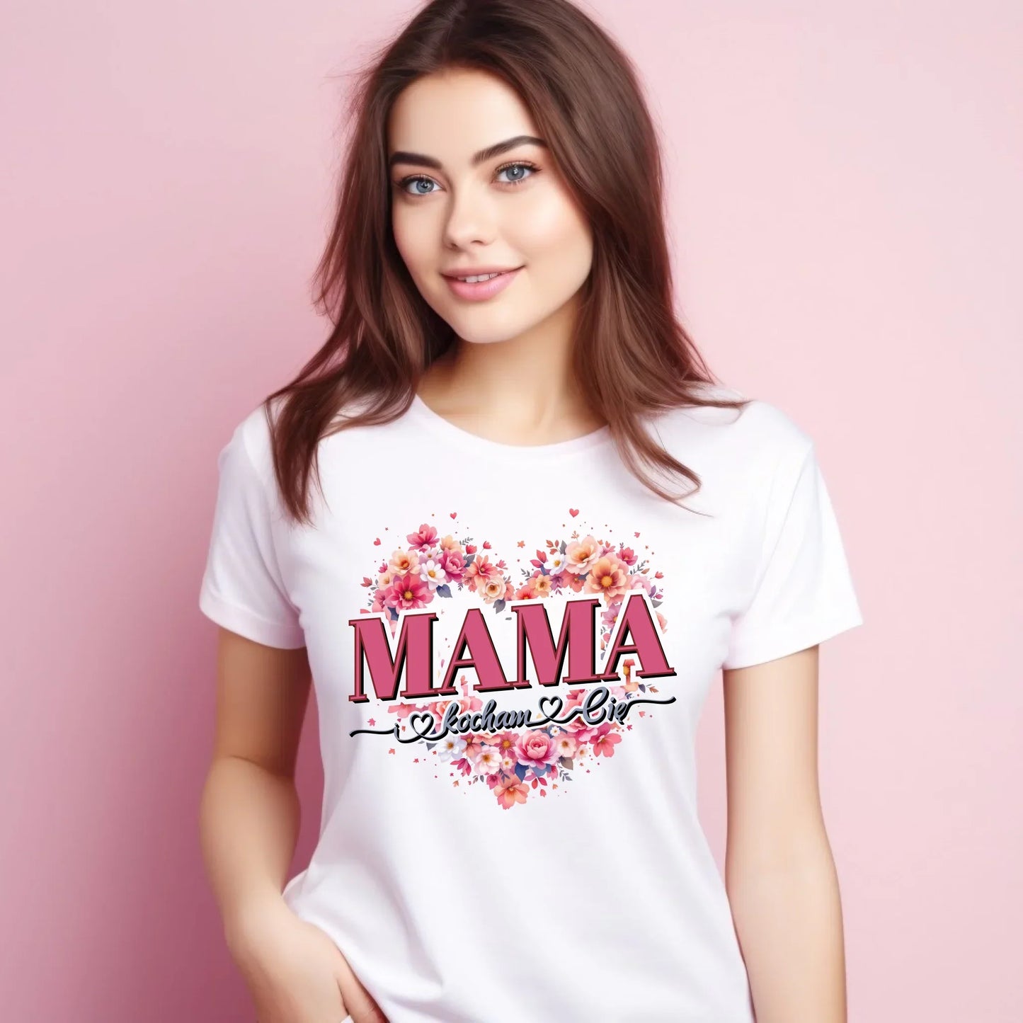 Kocham Cię | Koszulka damska prezent dla mamy DM39 - StoryCups.pl