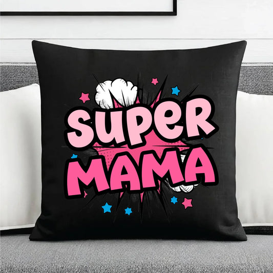 Super mama | Poduszka dekoracyjna DM24 - StoryCups.pl