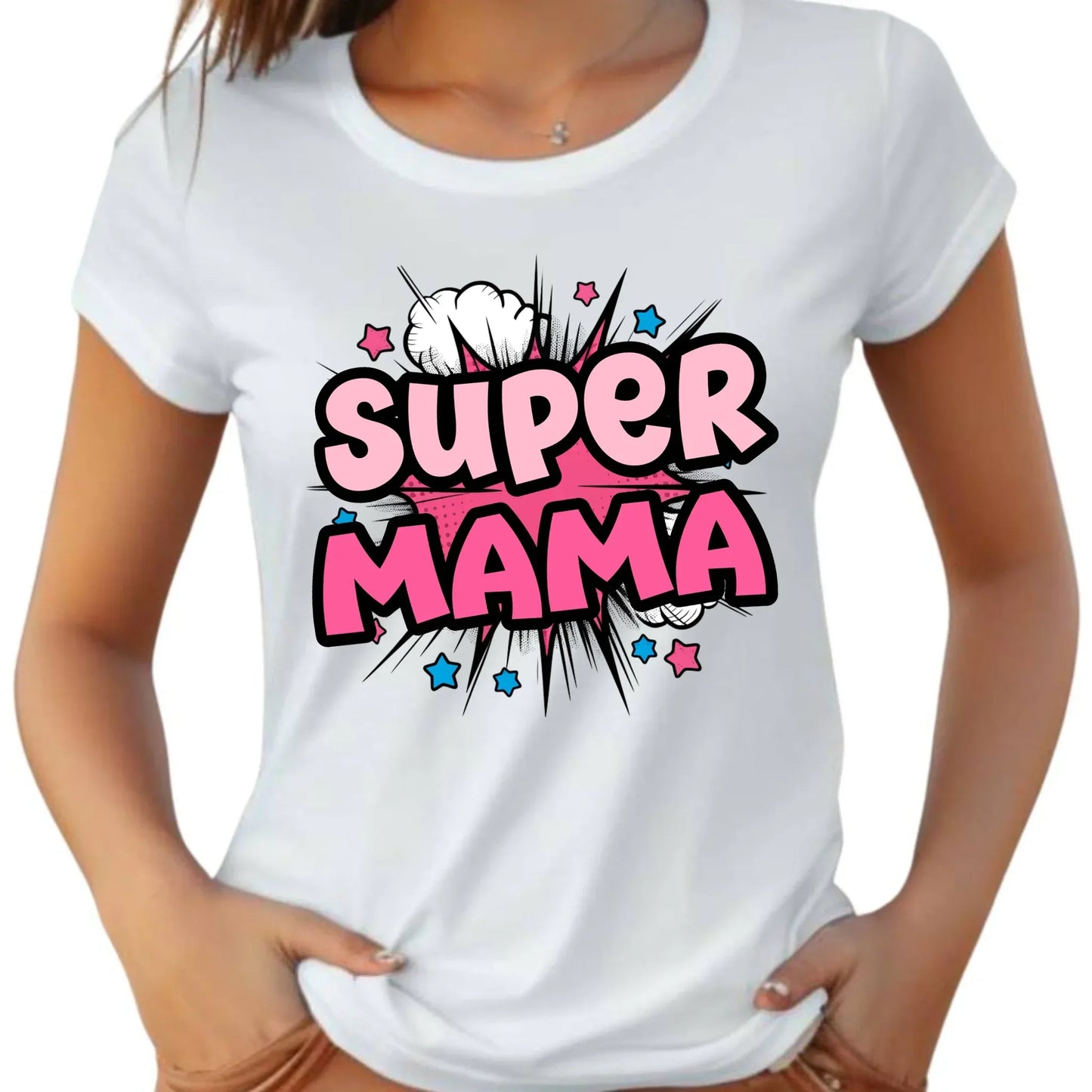 Super mama | Koszulka damska na prezent DM24 - StoryCups.pl