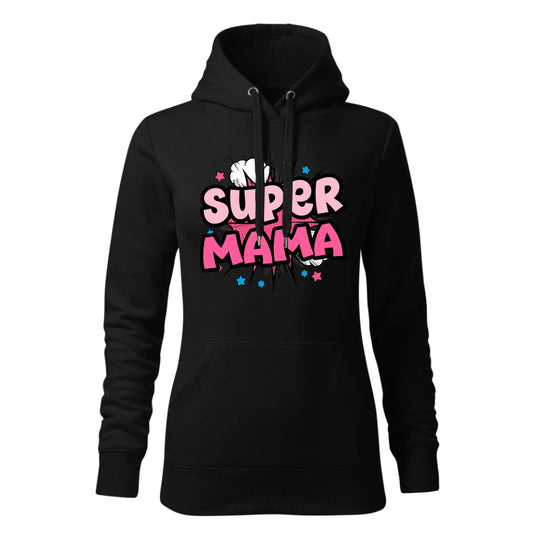 Super mama | Damska bluza z kapturem dla mamy DM24 - StoryCups.pl