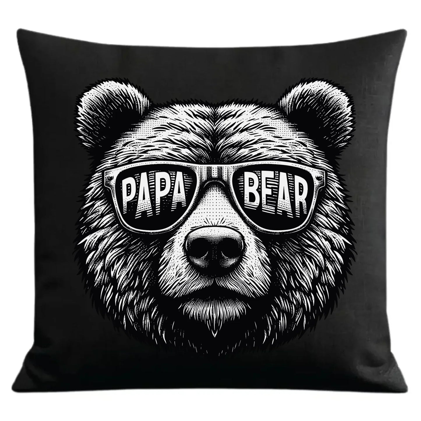 Papa bear | Poduszka dekoracyjna dla taty DT62 - StoryCups.pl