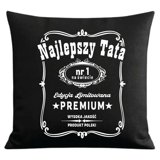 Najlepszy tata na świecie | Poduszka dekoracyjna na prezent dla taty DT32 - StoryCups.pl
