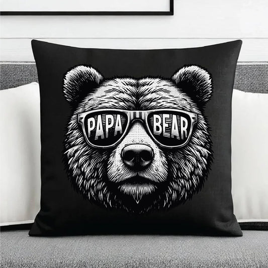 Papa bear | Poduszka dekoracyjna dla taty DT62 - StoryCups.pl