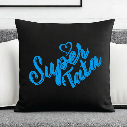 Super tata | Poduszka dekoracyjna dla taty na prezent DT21 - StoryCups.pl