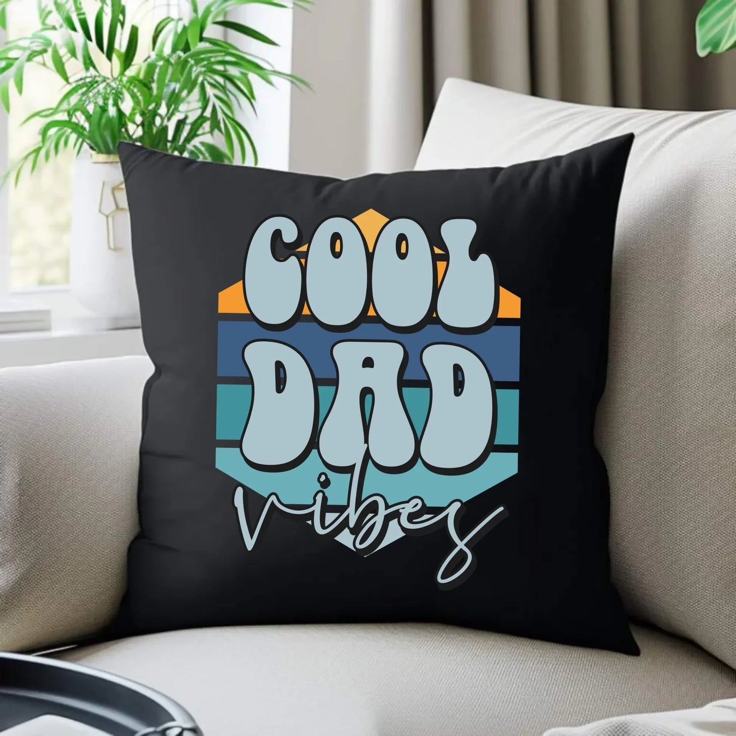 Cool Dad Vibes | Poduszka dekoracyjna dla taty DT56 - StoryCups.pl