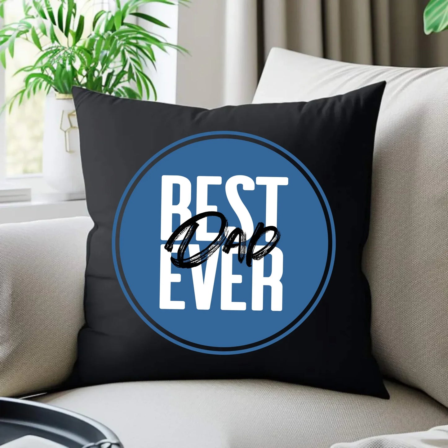 Best Dad Ever | Poduszka dekoracyjna na prezent dla taty DT27 - StoryCups.pl