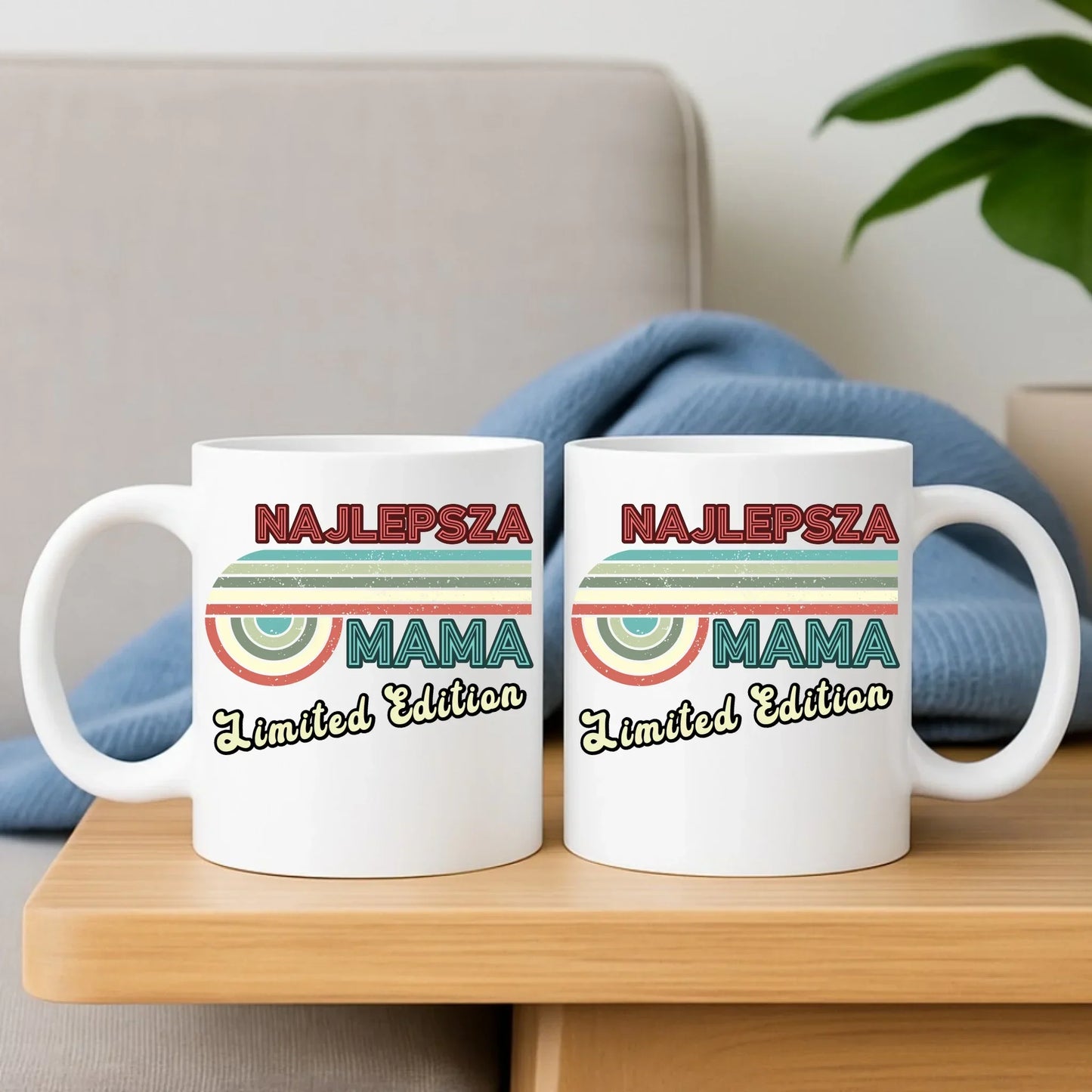 Najlepsza mama | Zestaw poduszka i kubek prezent dla mamy DM22 - StoryCups.pl