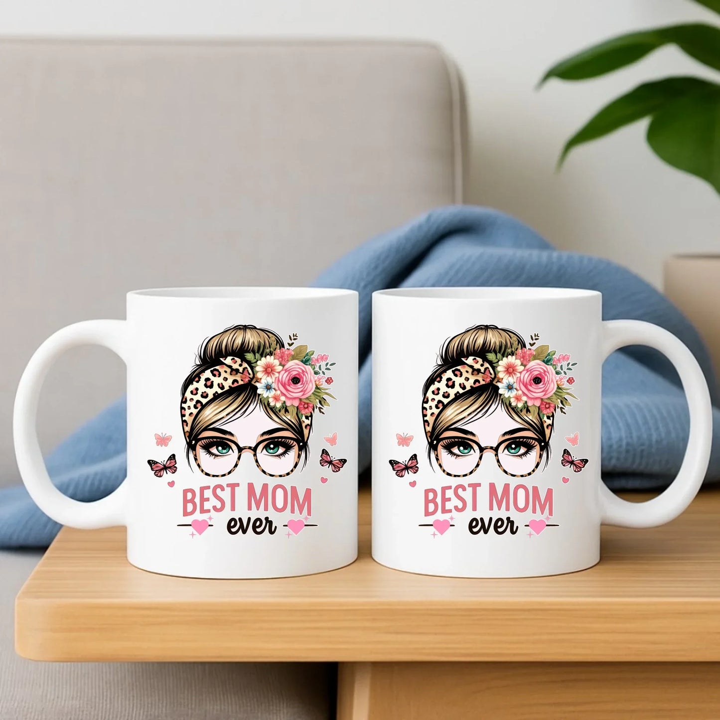 Best mom ever | Zestaw poduszka i kubek prezent dla mamy DM37 - StoryCups.pl