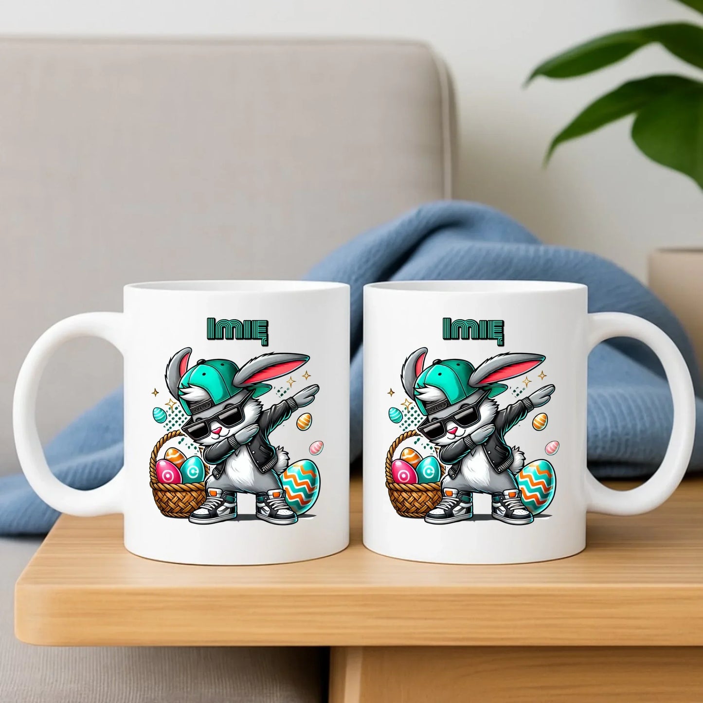 Dab dance move | Zestaw poduszka i kubek na Wielkanoc WN09 - StoryCups.pl