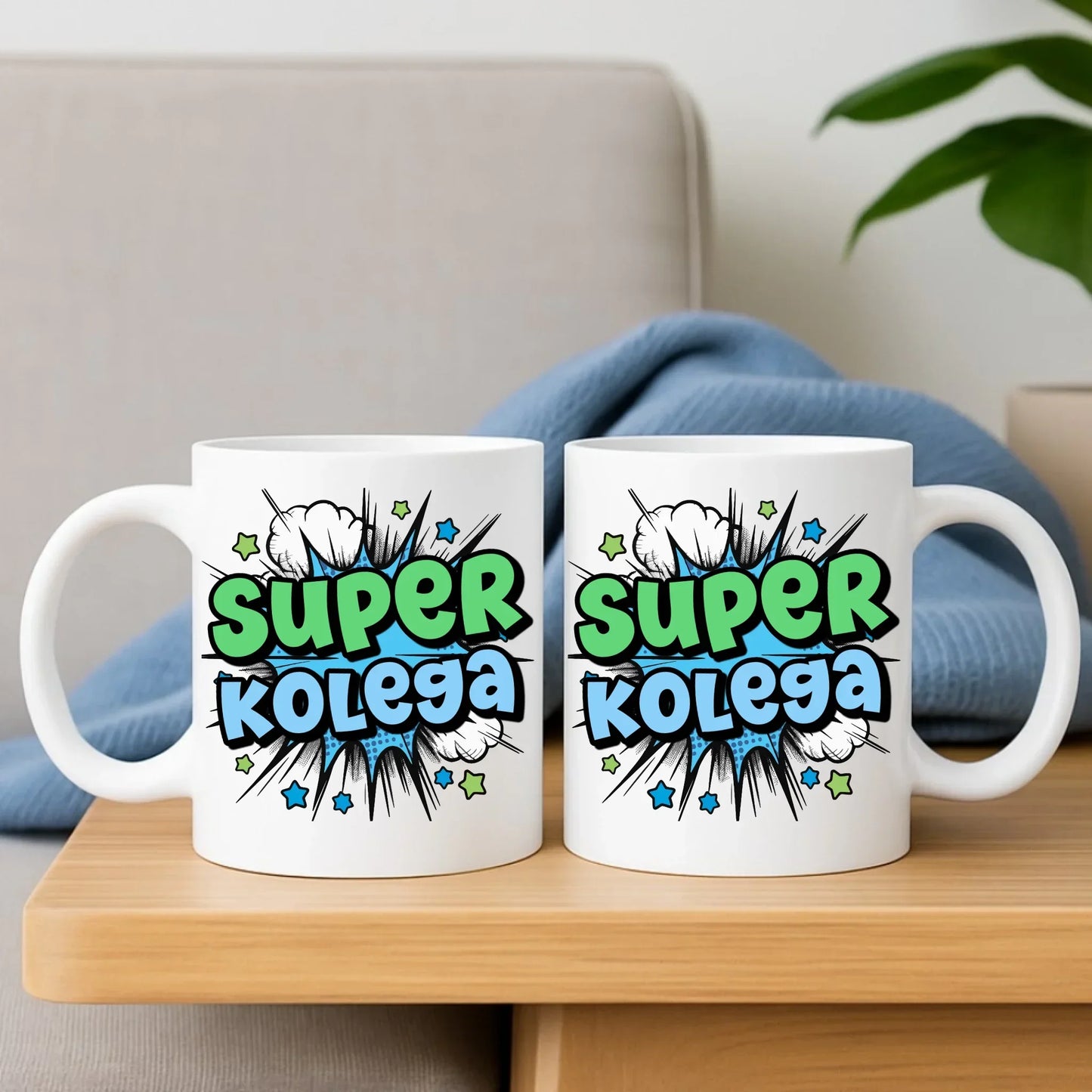 Super kolega | Zestaw poduszka i kubek dla dziecka DD20 - StoryCups.pl